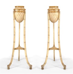 Pair Of Italian Neoclassic Amphora Planter Stands