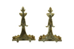 Pair of Italian Neoclassic Carved Giltwood Wall Shelves
