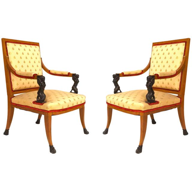 Jesters Chair Pairs of 19th Century Italian Renaissance Style Jester Chairs For Sale ...