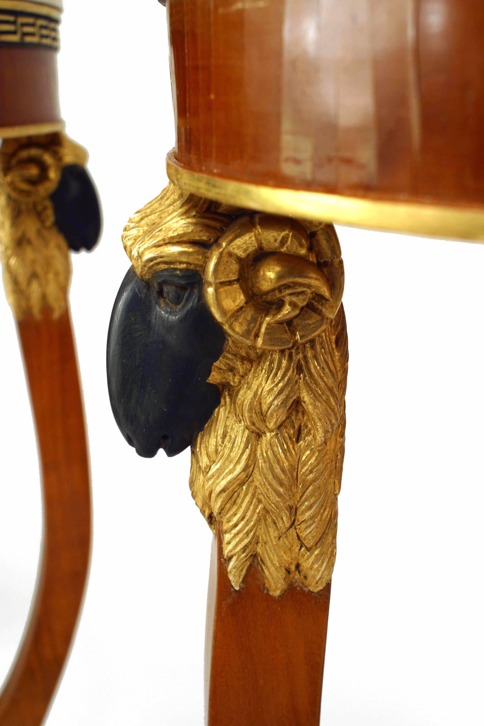 Pair of Italian Neoclassic Style '20th Century' Pedestals In Good Condition In New York, NY