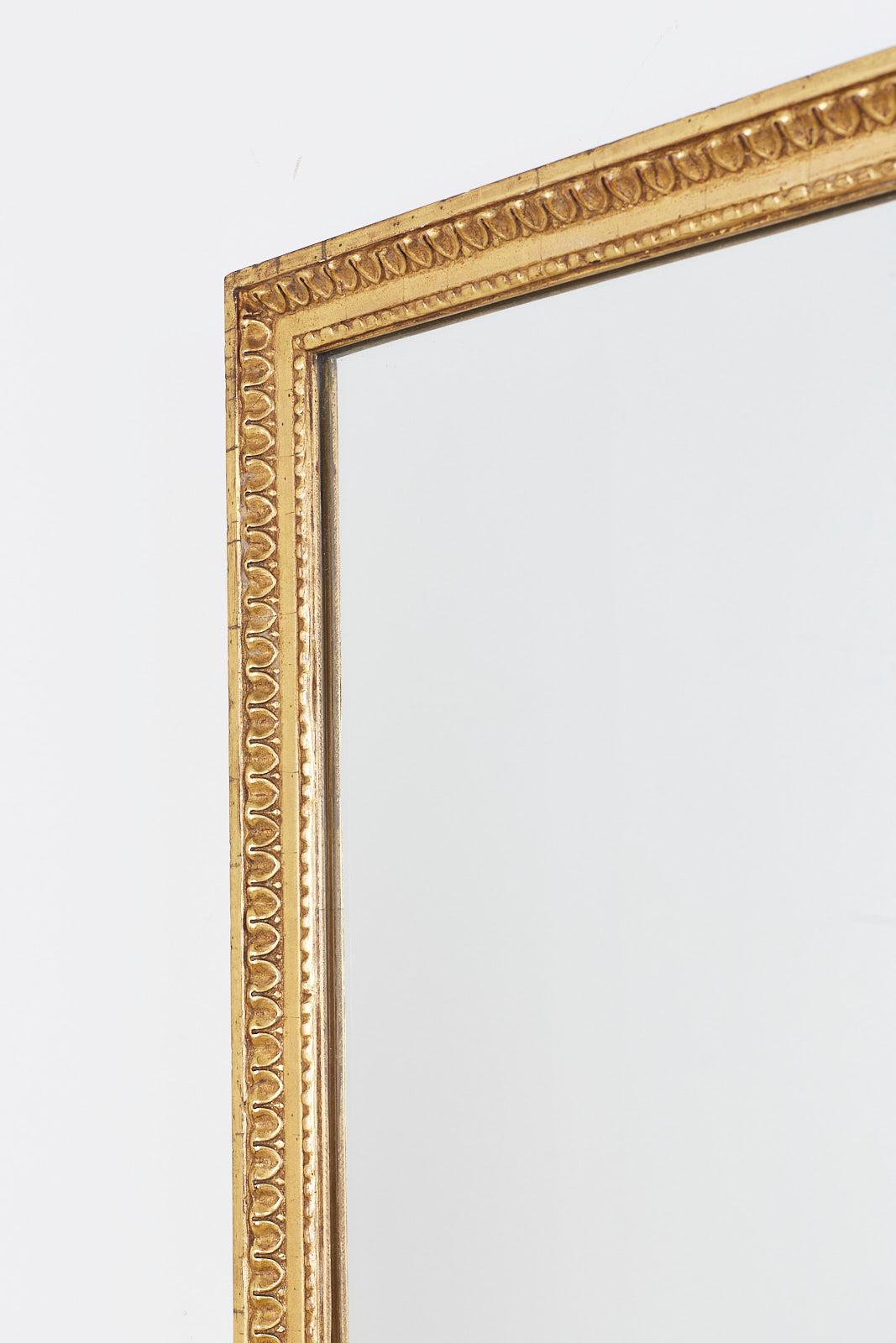 Pair of Italian Neoclassical Giltwood Wall Mirrors 2