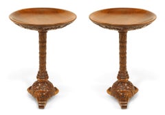 Pair of Italian Neo-Classic Walnut Tables