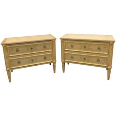 Pair of Painted Commodes, by Julia Gray