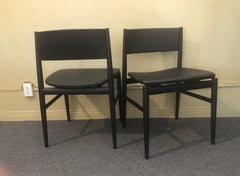 Coppia di poltrone italiane "Neve" in frassino nero di Piero Lissoni per Porro