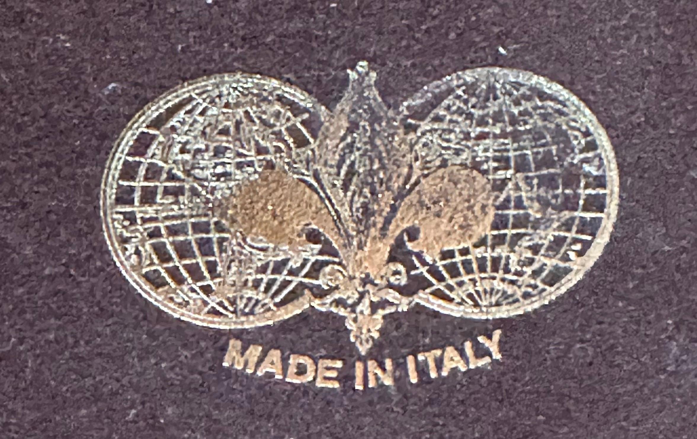Paire de serre-livres à globe de style « Old World » italien sur socle en bois en vente 10