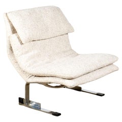 Pair of Italian 'Onda' Lounge Chairs