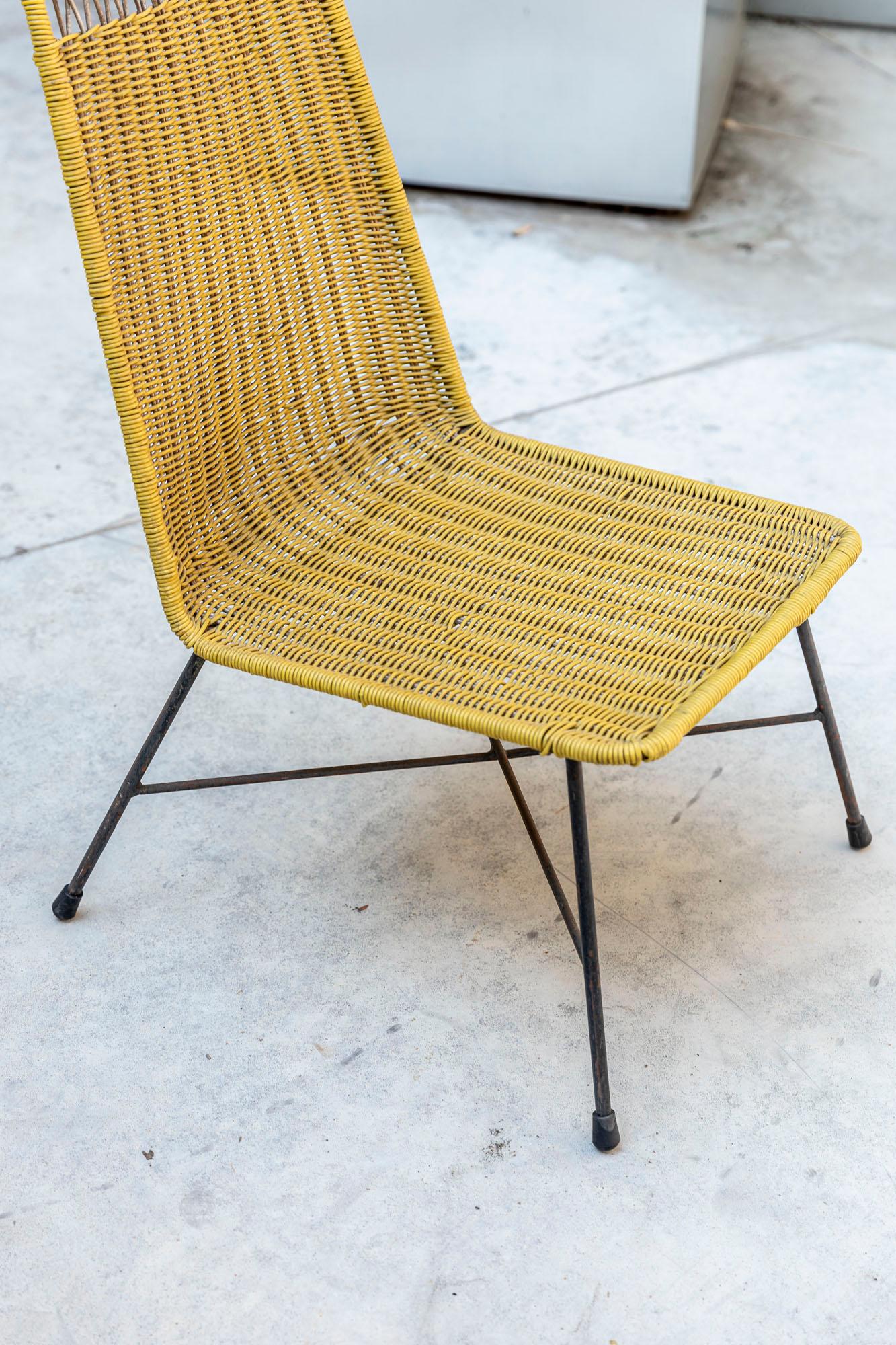 Pair of Italian Outdoor Vintage Chairs, c. 1950 4