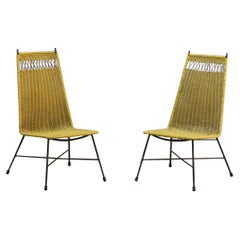 Pair of Italian Outdoor Vintage Chairs, c. 1950