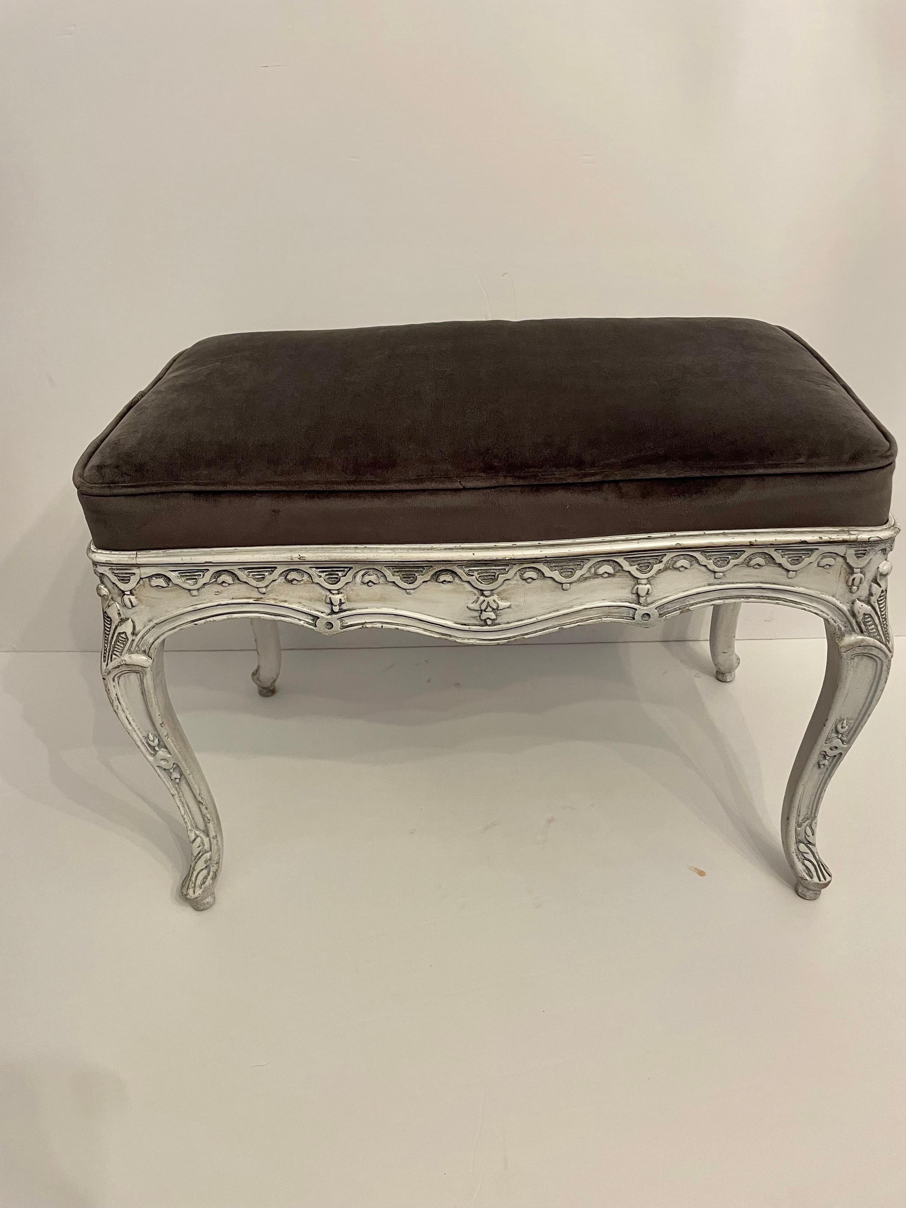 Pair of Italian Painted Benches 5