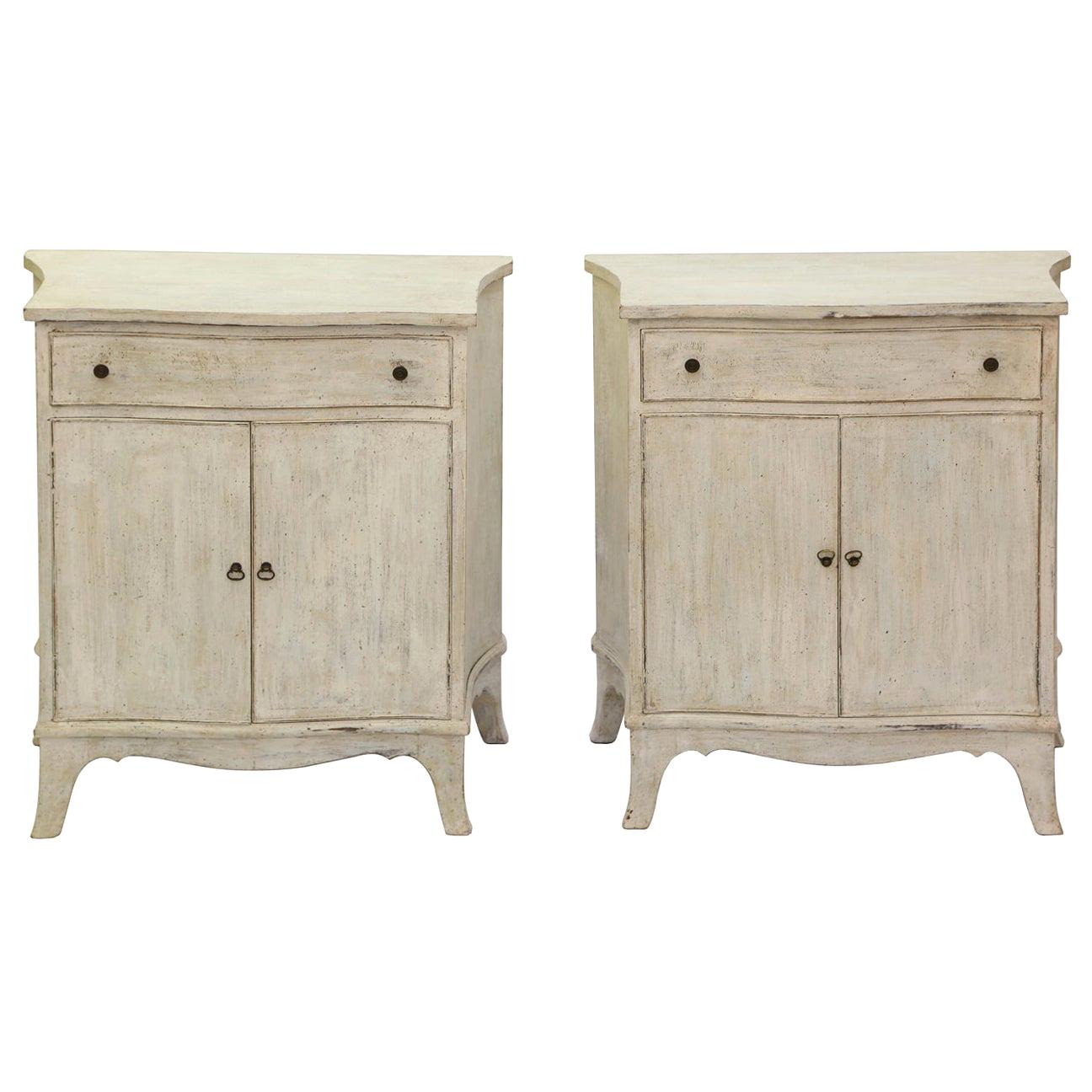Pair of Italian Painted Cabinets