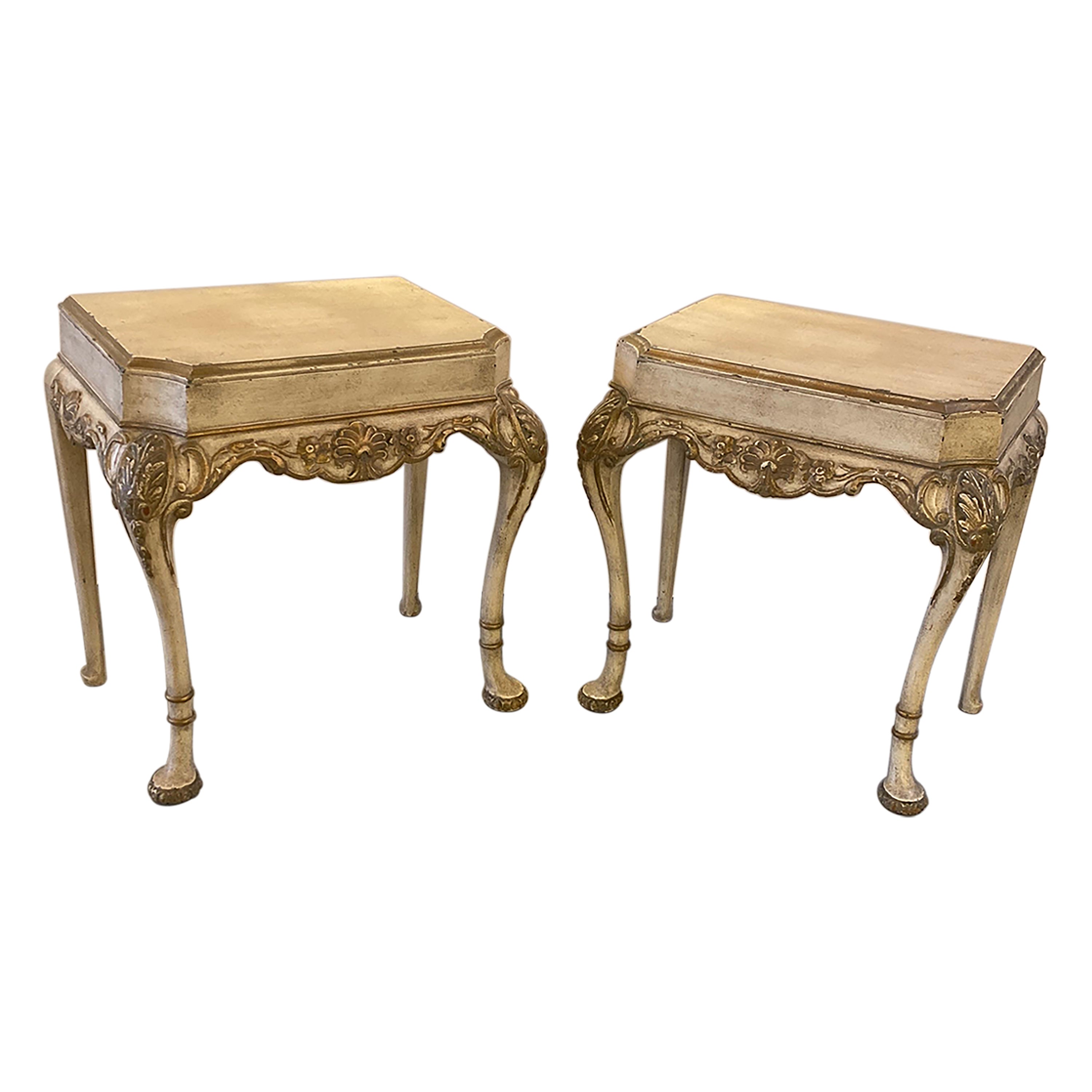 Pair of Italian Painted Consoles, Circa 1900
