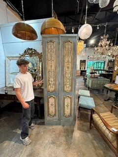 Pair of Italian Painted Doors