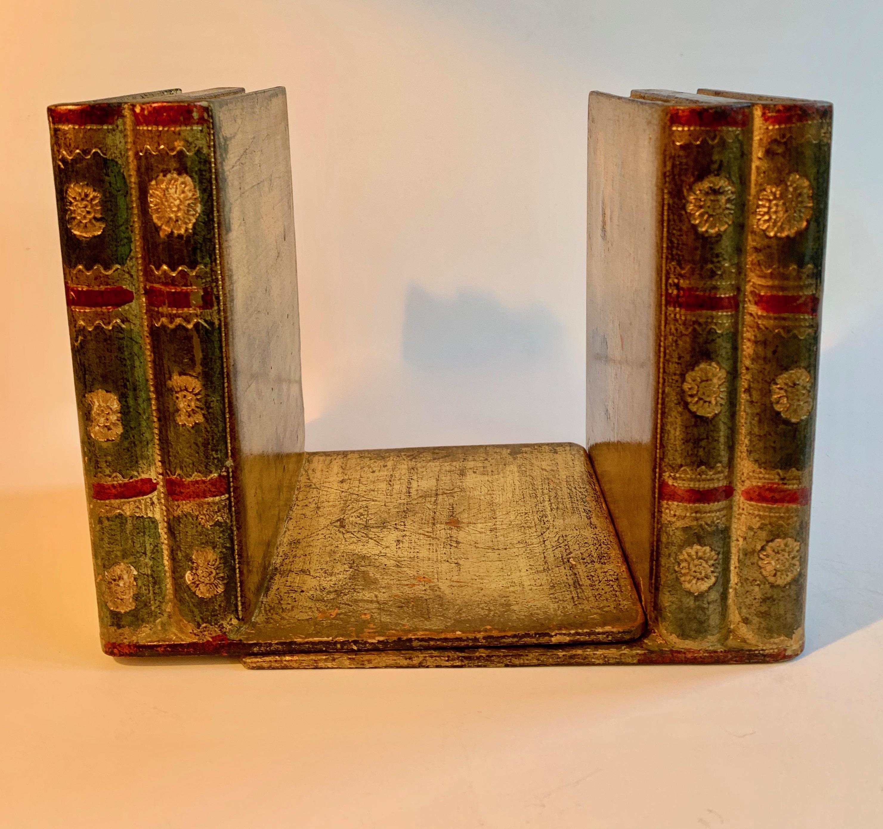 Pair of Italian Paper Mâché Bookends In Good Condition In Los Angeles, CA