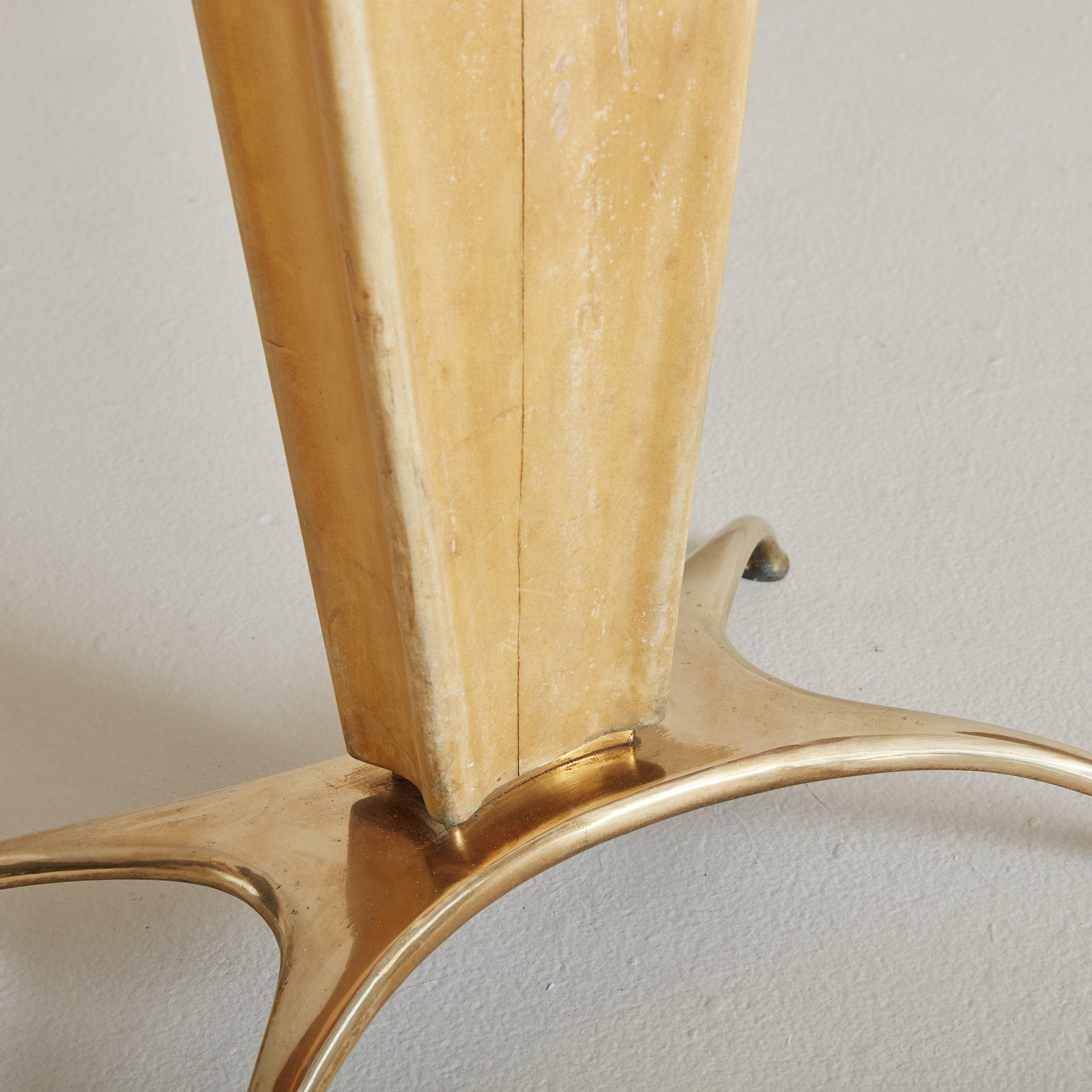 Pair of Italian Parchment Nightstands Attributed to Paolo Buffa, 1950s In Good Condition In Chicago, IL