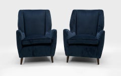 Pair of Italian Paulo Buffa Style Lounge Chairs. Priced for Reupholstery.