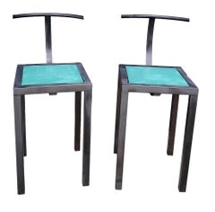 Pair of Italian  Phillipe Stark Bar Stools By Driade