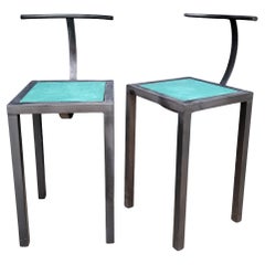 Pair of Italian  Phillipe Stark Bar Stools By Driade