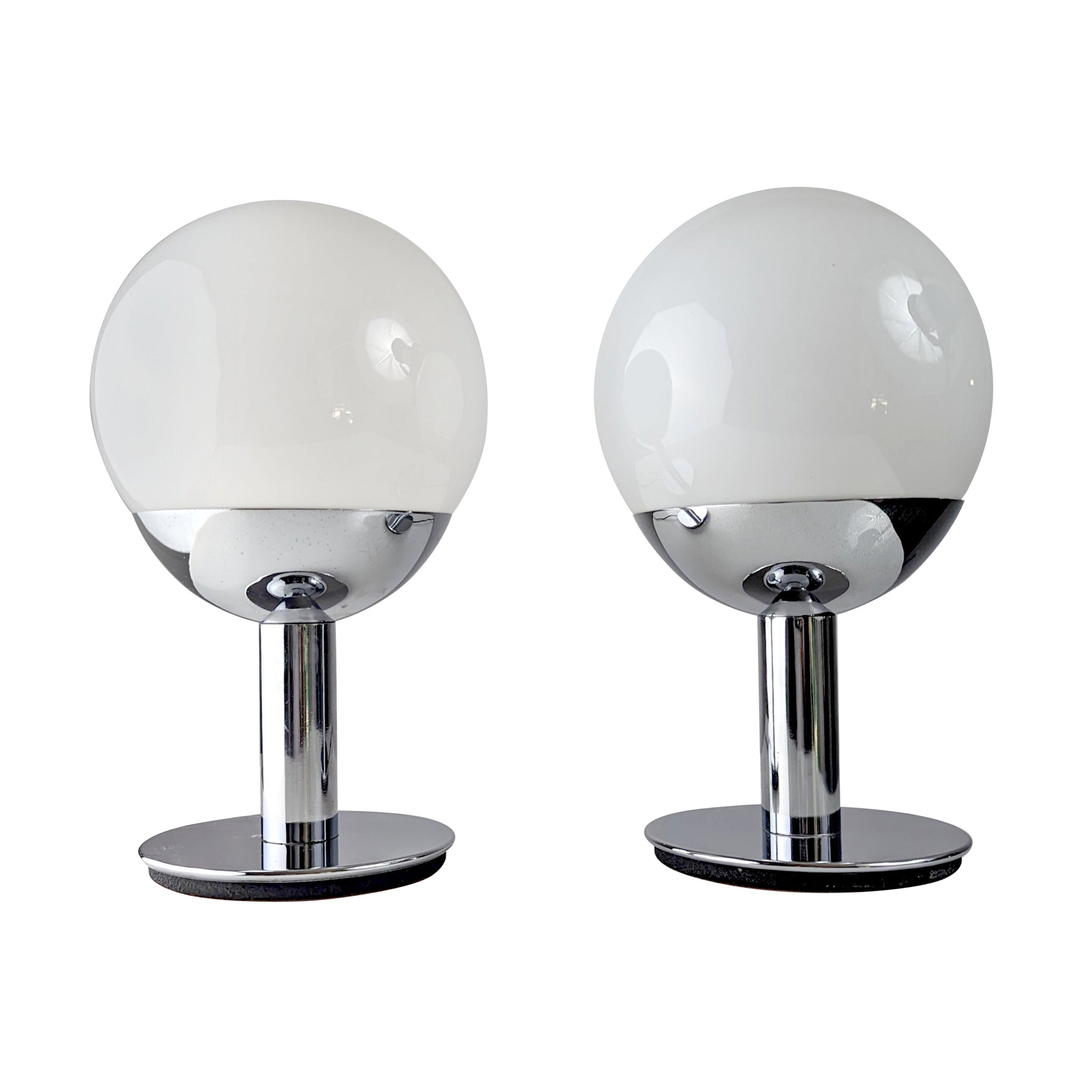 Paire de lampes italiennes Pia Guidetti Crippa pour Luci, années 1970
