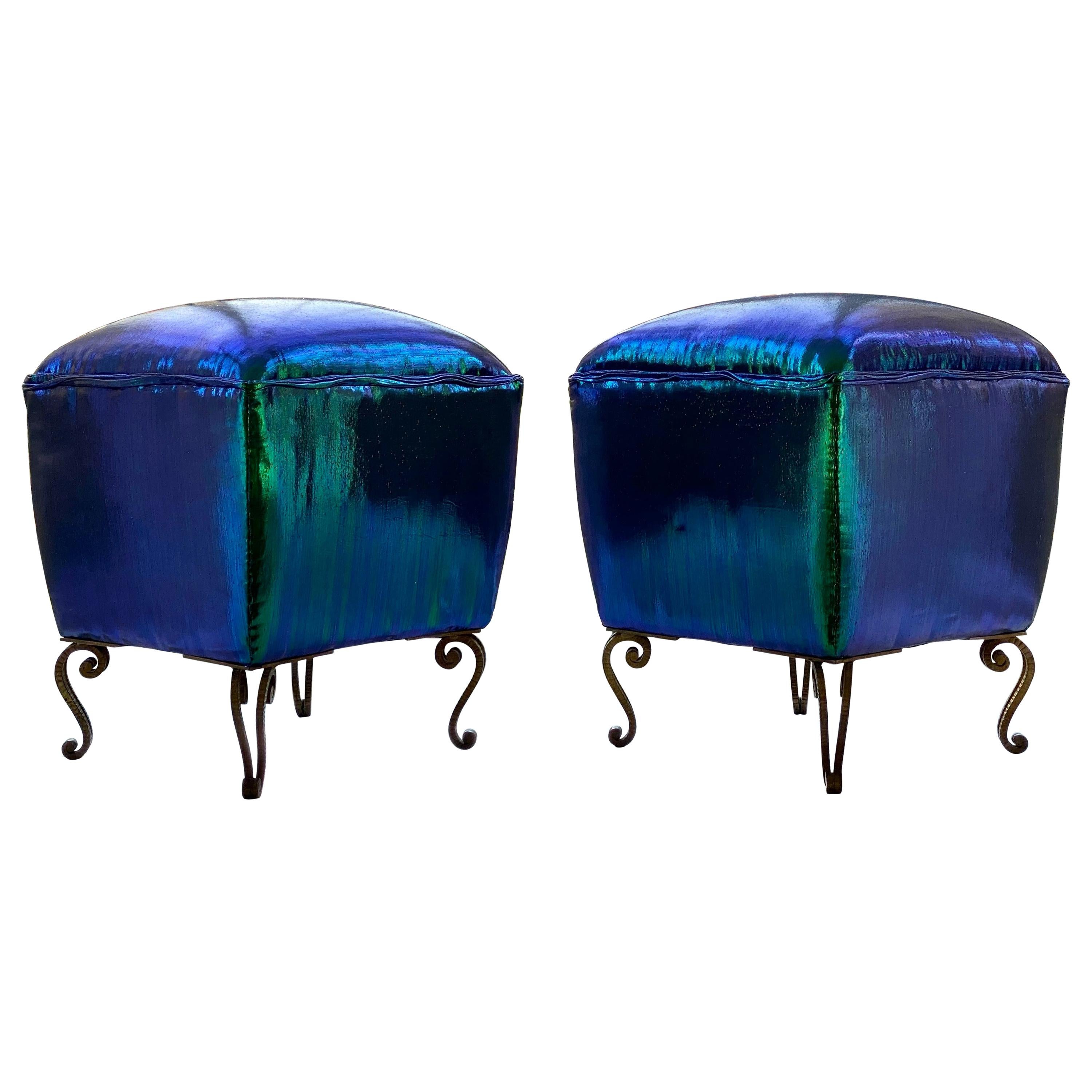 Pair of Italian Pier Luigi Colli Stools