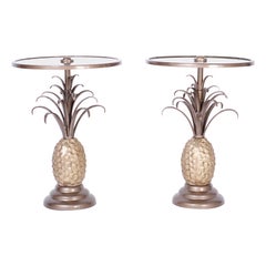 Pair of Italian Pineapple Tables or Stands