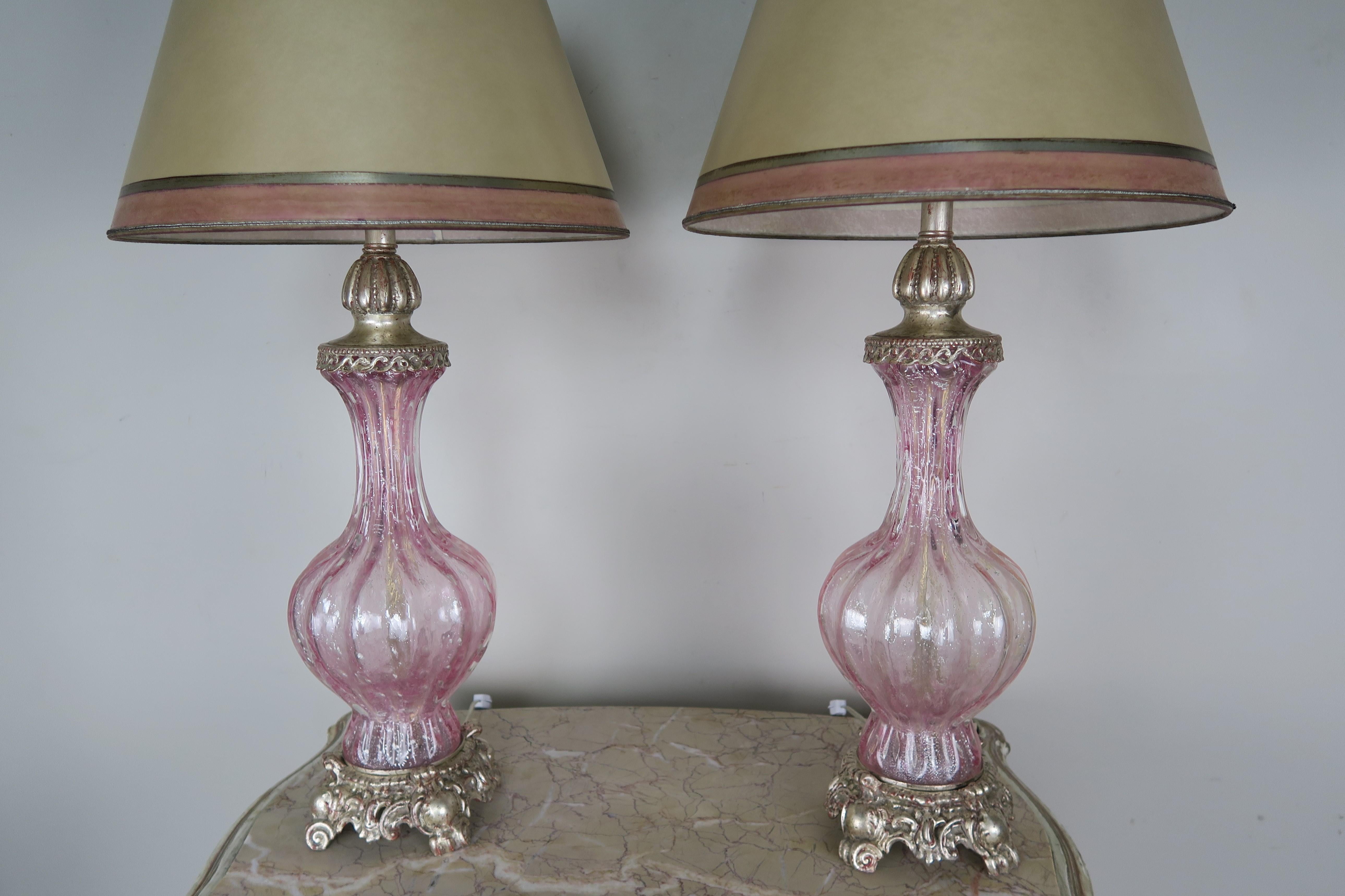 italian glass lamps