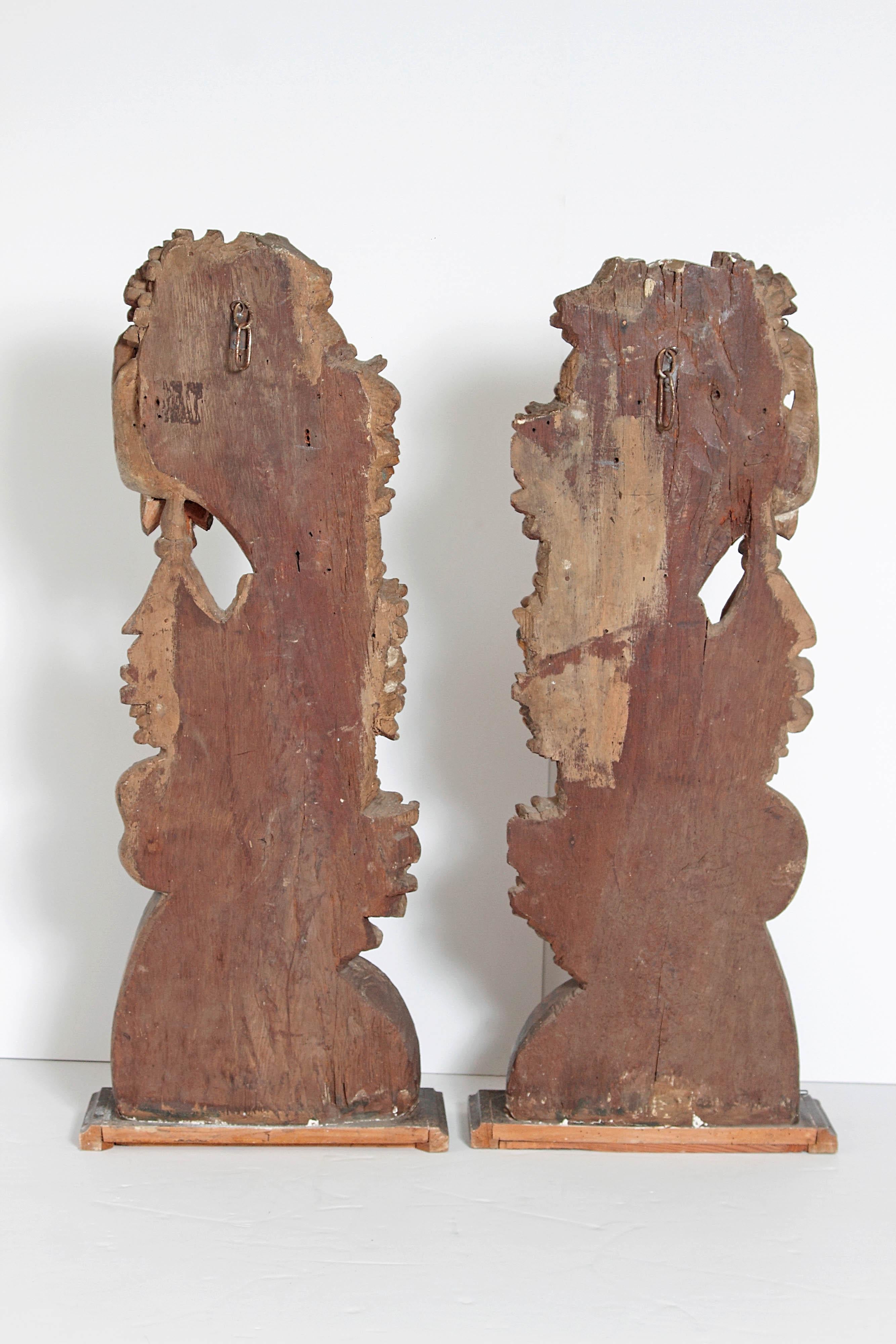 Pair of Italian Polychromed Male Figures or Torsos 7