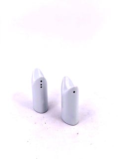 Pair of Italian Porcelain Salt and Pepper Shakers Postmodern