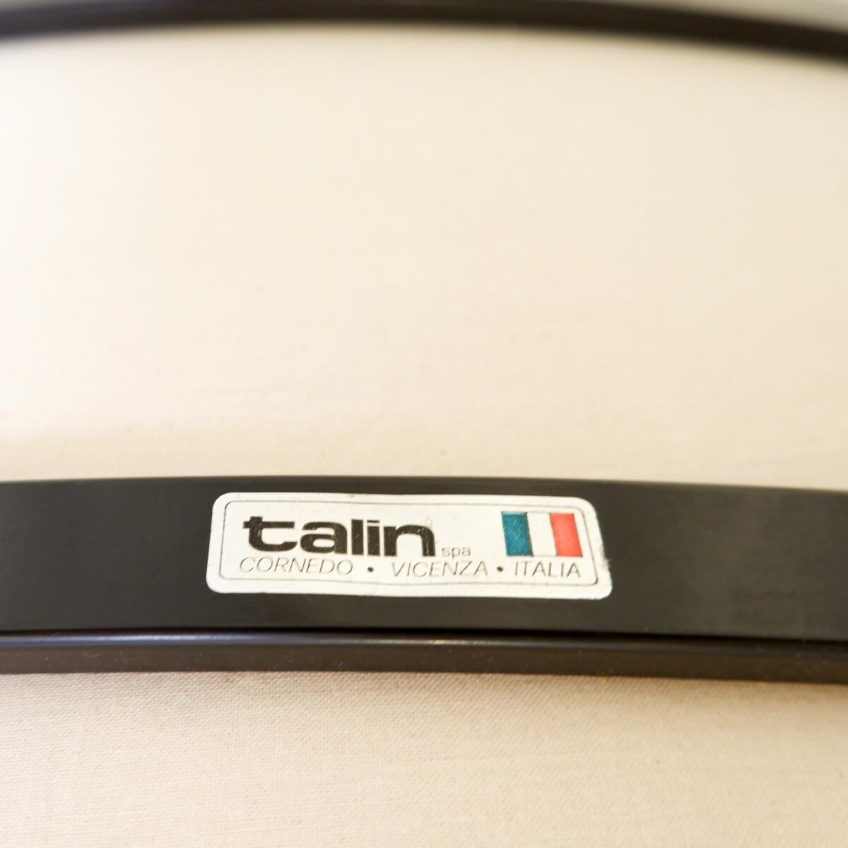 Paire de fauteuils postmodernes italiens par Talin - années 1980 - nouveau rembourrage en vente 3