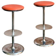 Pair of Italian Postmodern Bar Stools