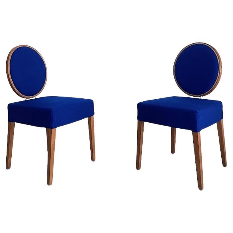 Paire de chaises italiennes postmodernes 1990 en vente