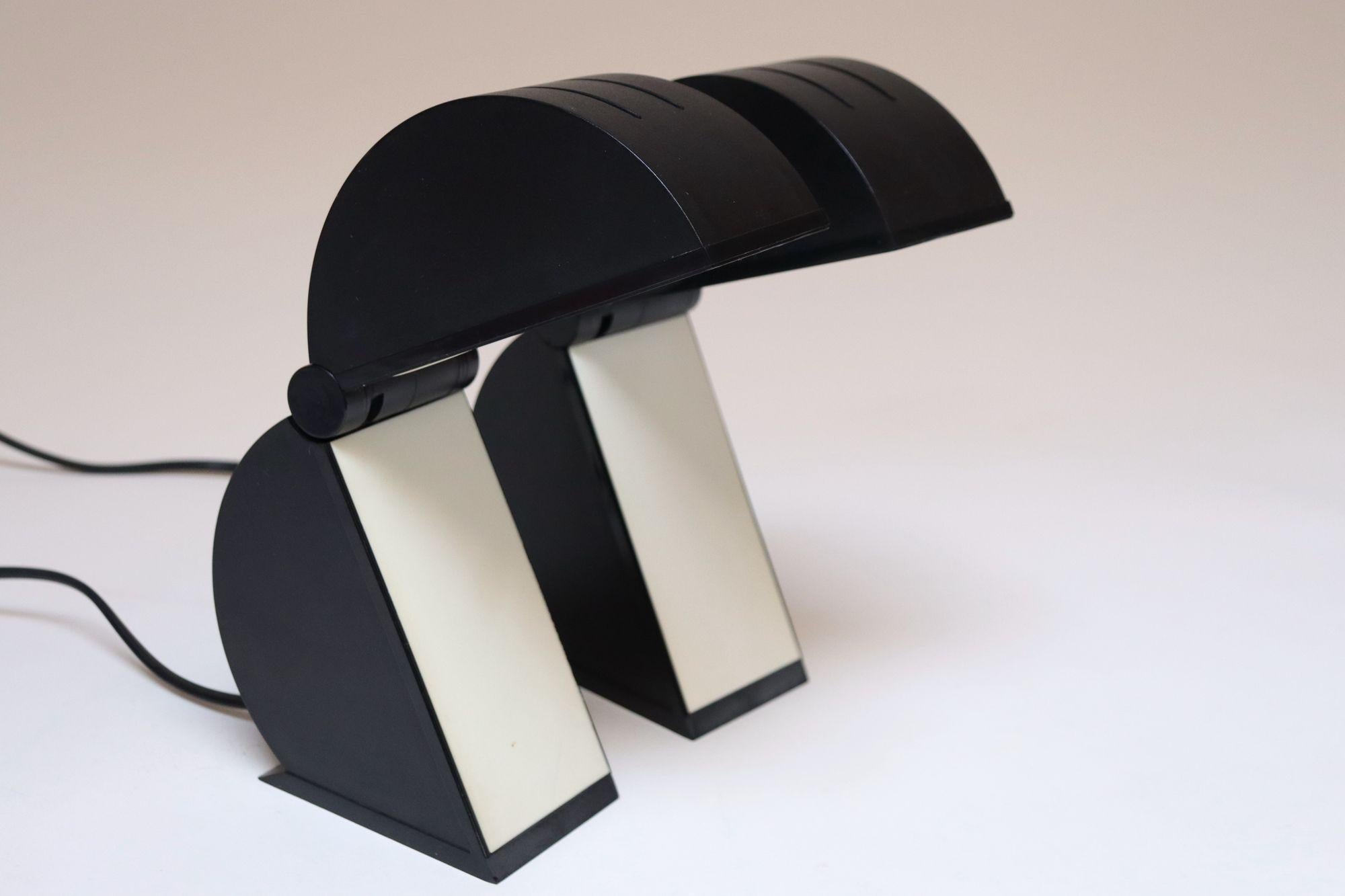 Plastique Paire de lampes de table pliables 