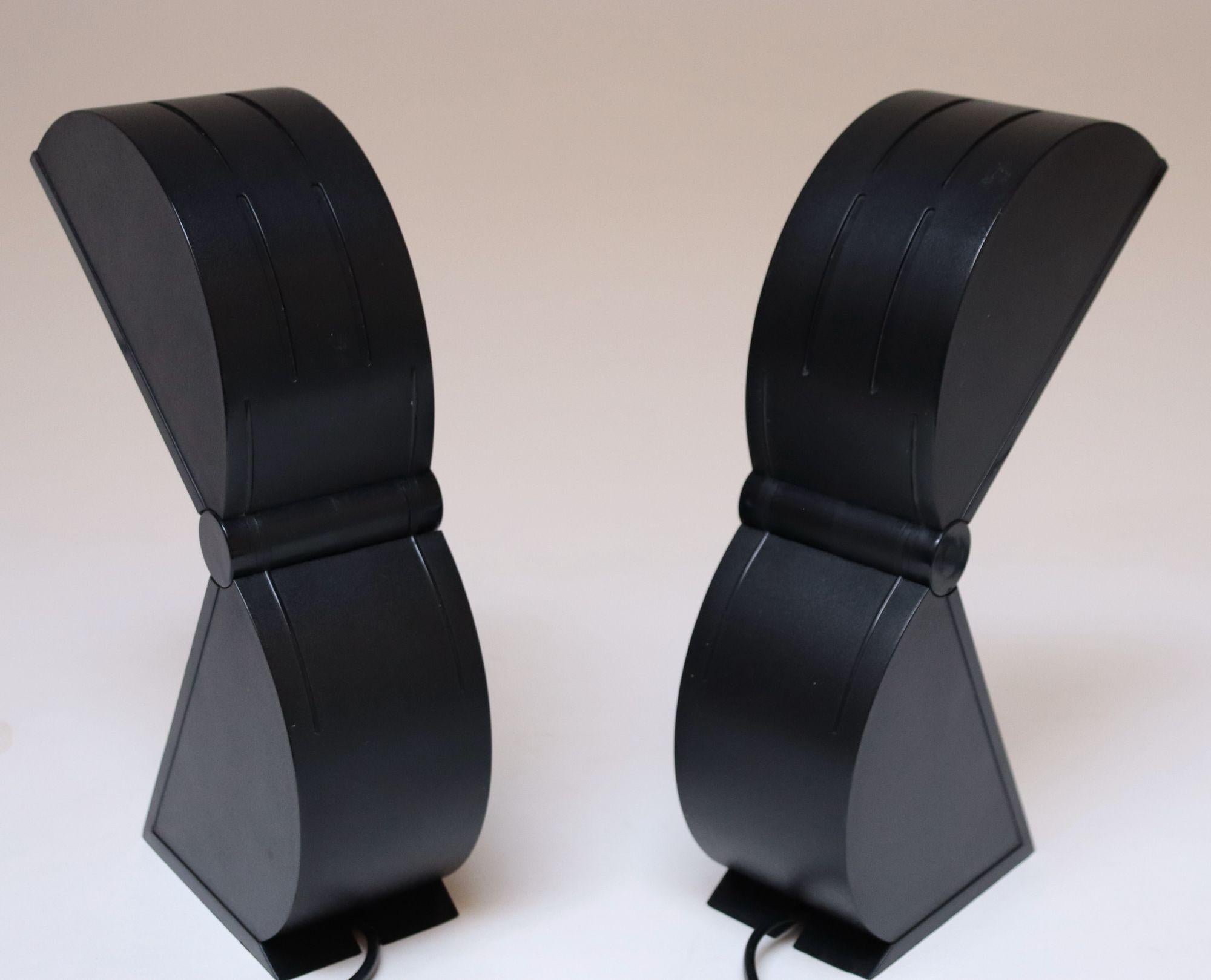 Paire de lampes de table pliables 