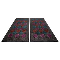 Pair of Italian postmodern rug by Ottavio MiSSONI Mod. Rosita