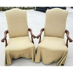 Pair of Vintage Italian Provincial Armchairs