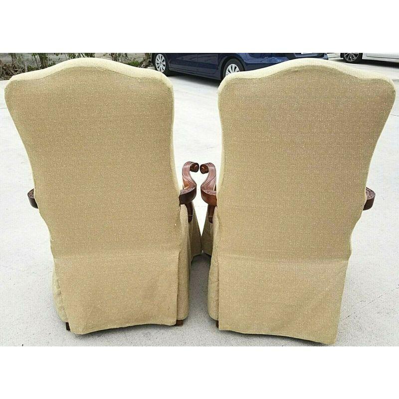 20th Century Pair of Vintage Italian Provincial Armchairs For Sale