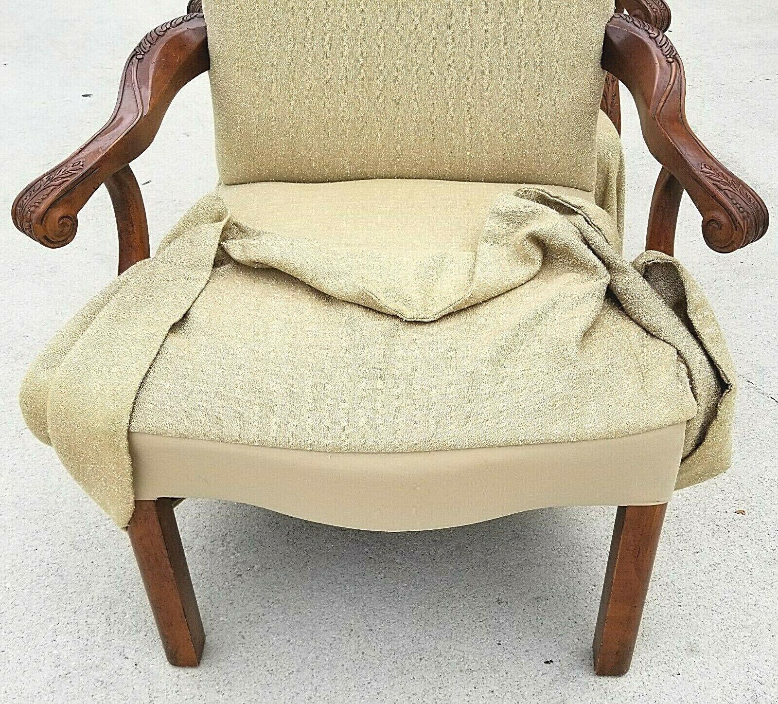 Wood Pair of Vintage Italian Provincial Armchairs For Sale