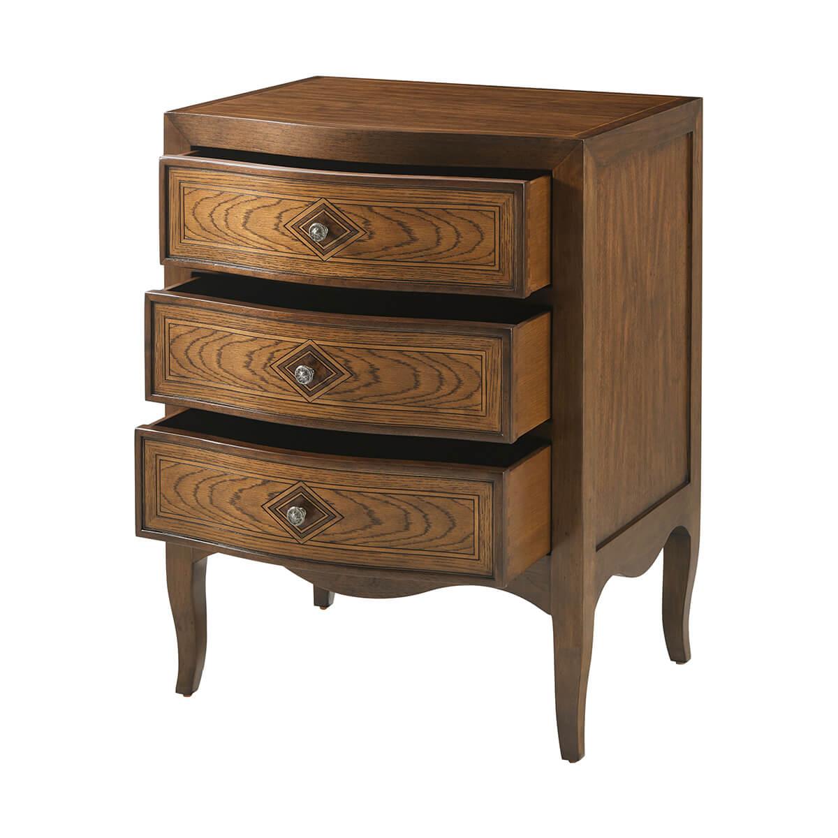 Pair of Italian Provincial Nightstands In New Condition For Sale In Westwood, NJ