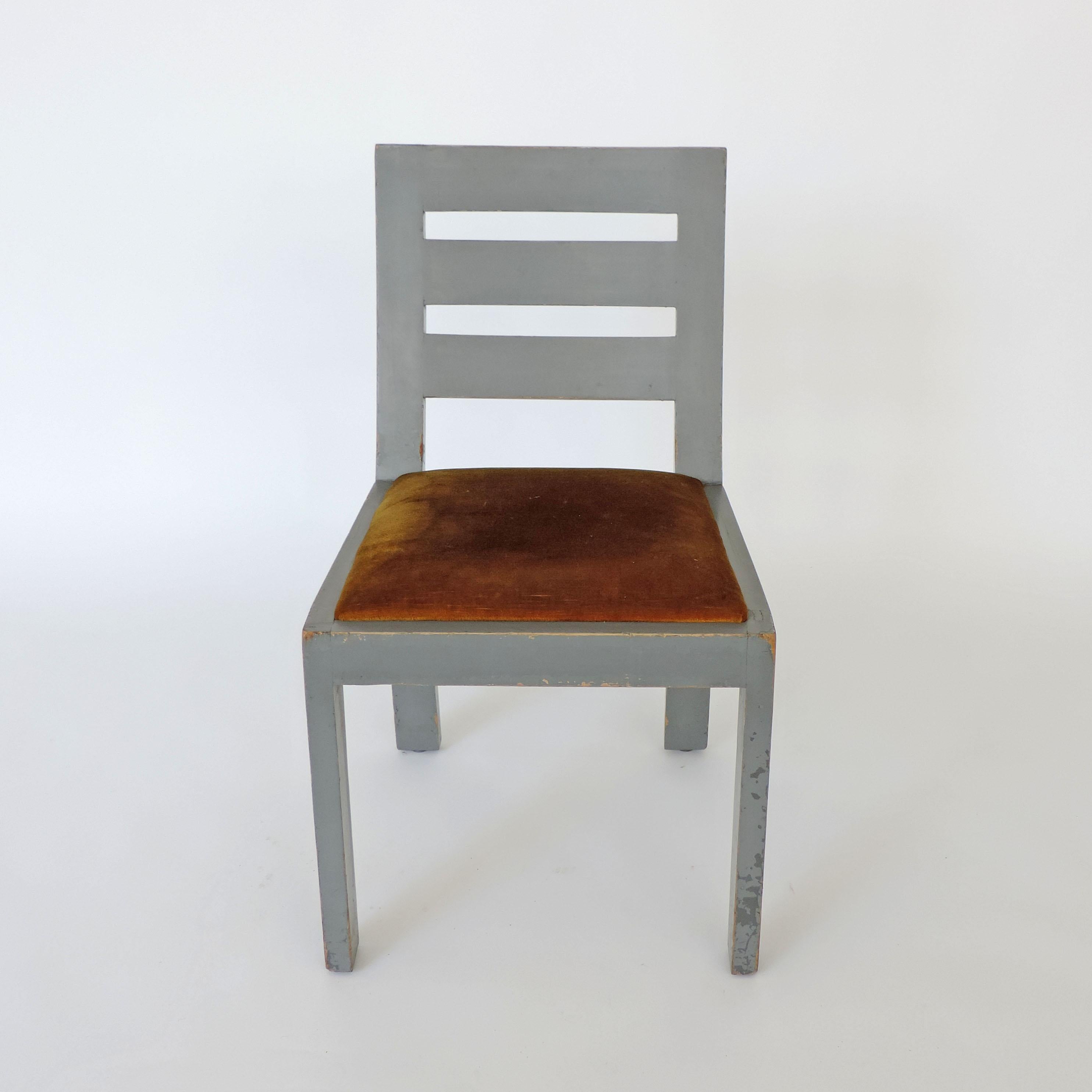 Pair of Italian Rationalist Movement Chairs, Italy, 1930s 2