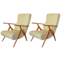 Pair of Italian Recliners by Antonio Gorgone