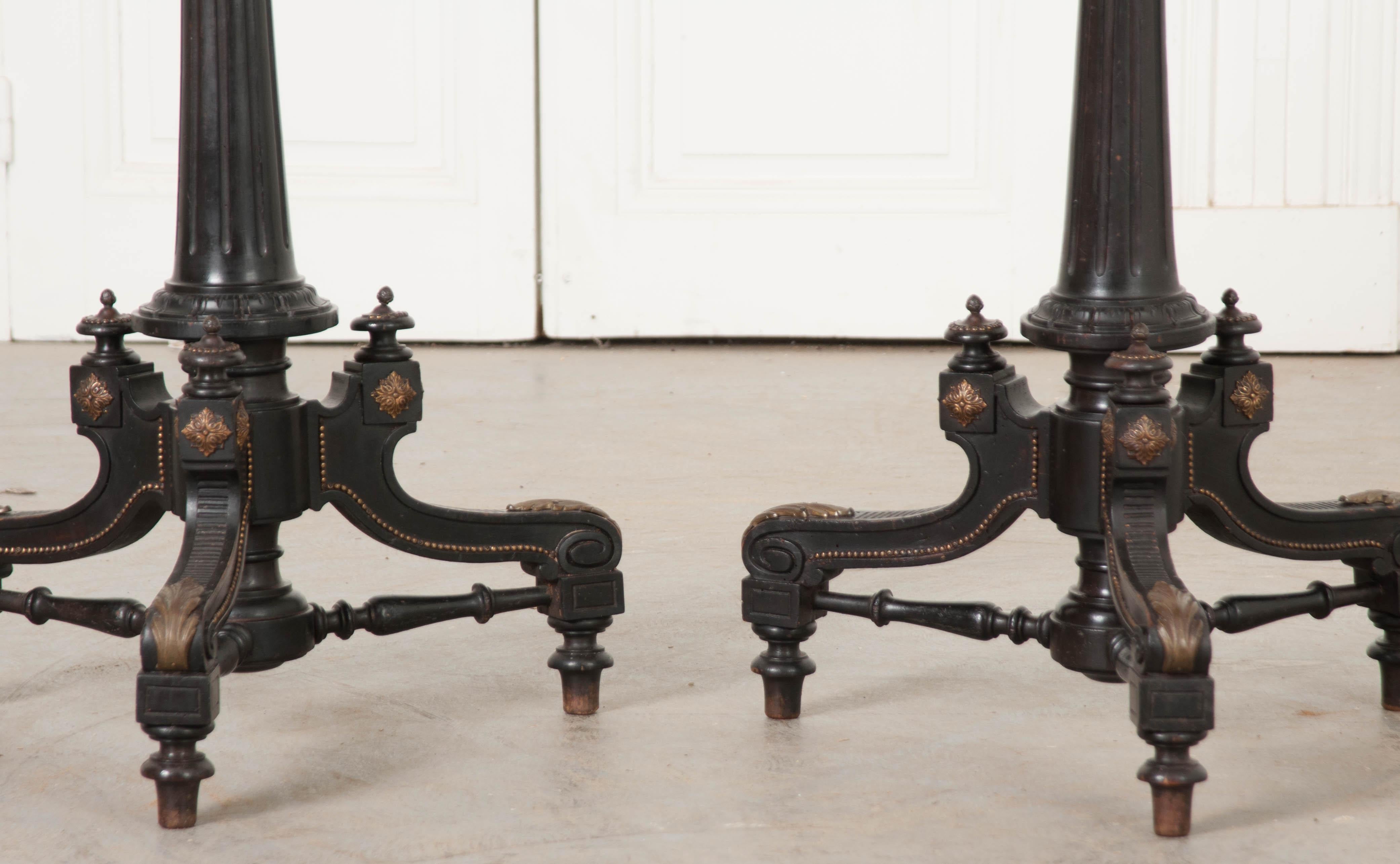 Pair of Italian Renaissance Revival Side Tables For Sale 9