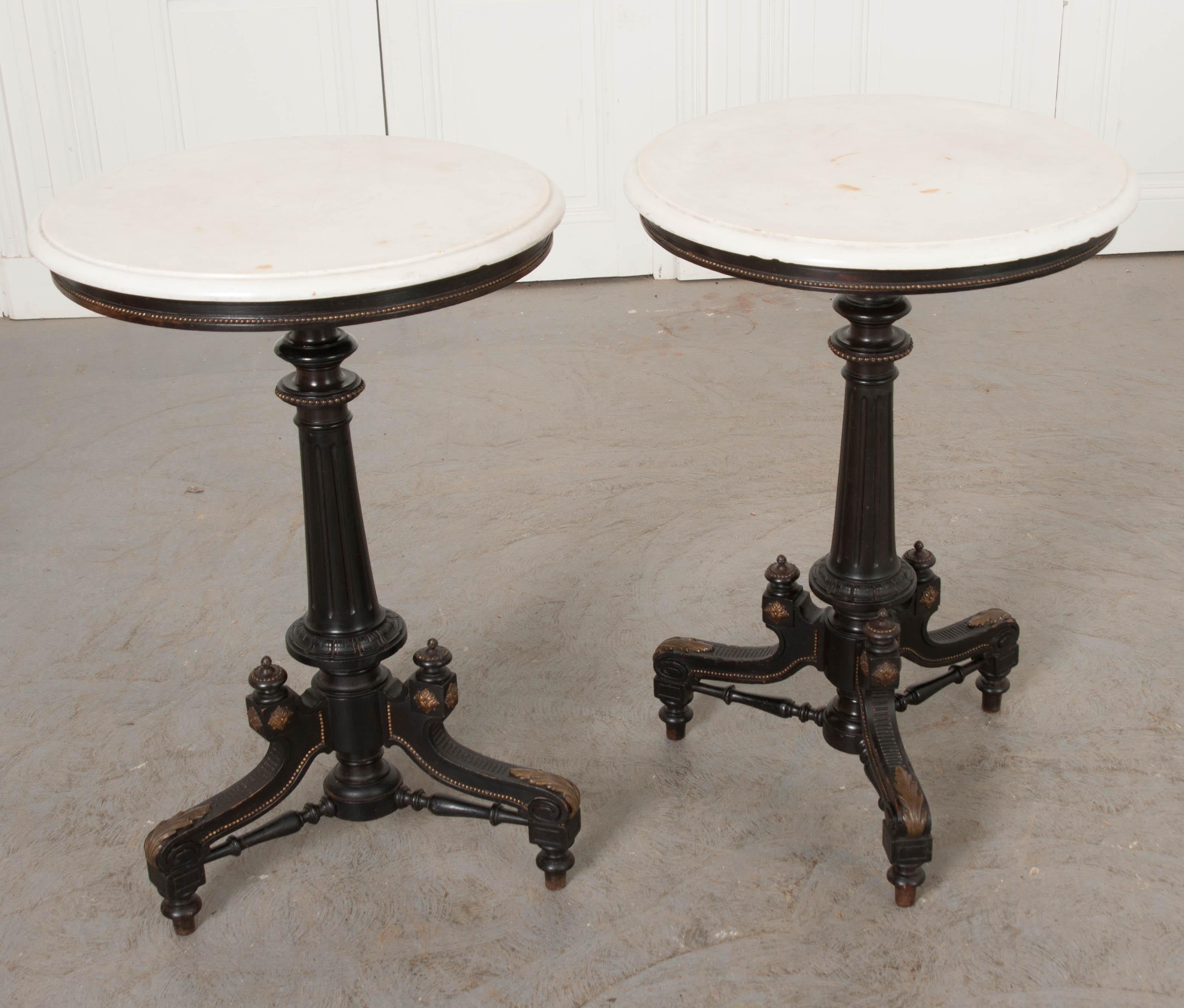 Pair of Italian Renaissance Revival Side Tables For Sale 11
