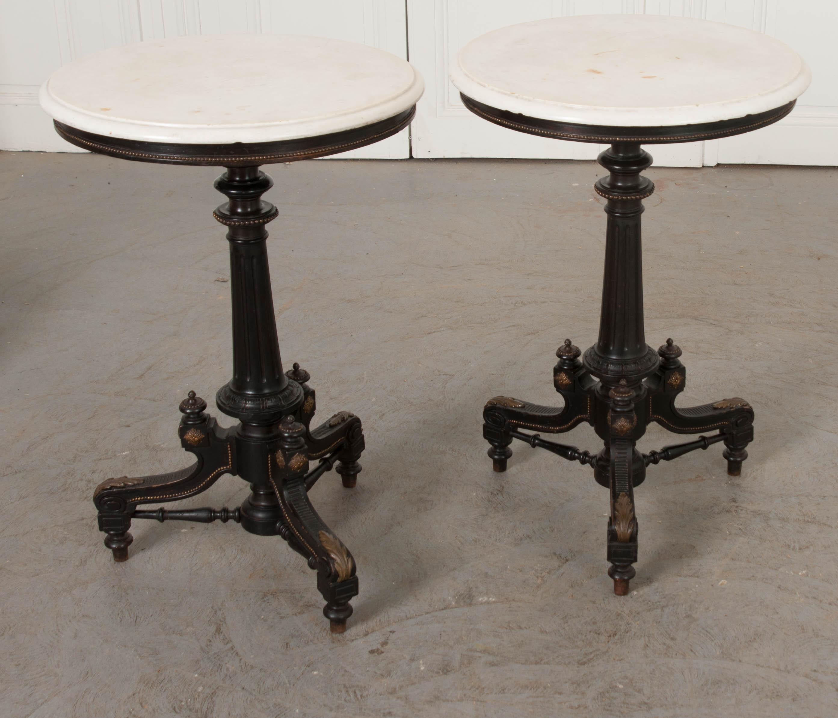 Pair of Italian Renaissance Revival Side Tables For Sale 12