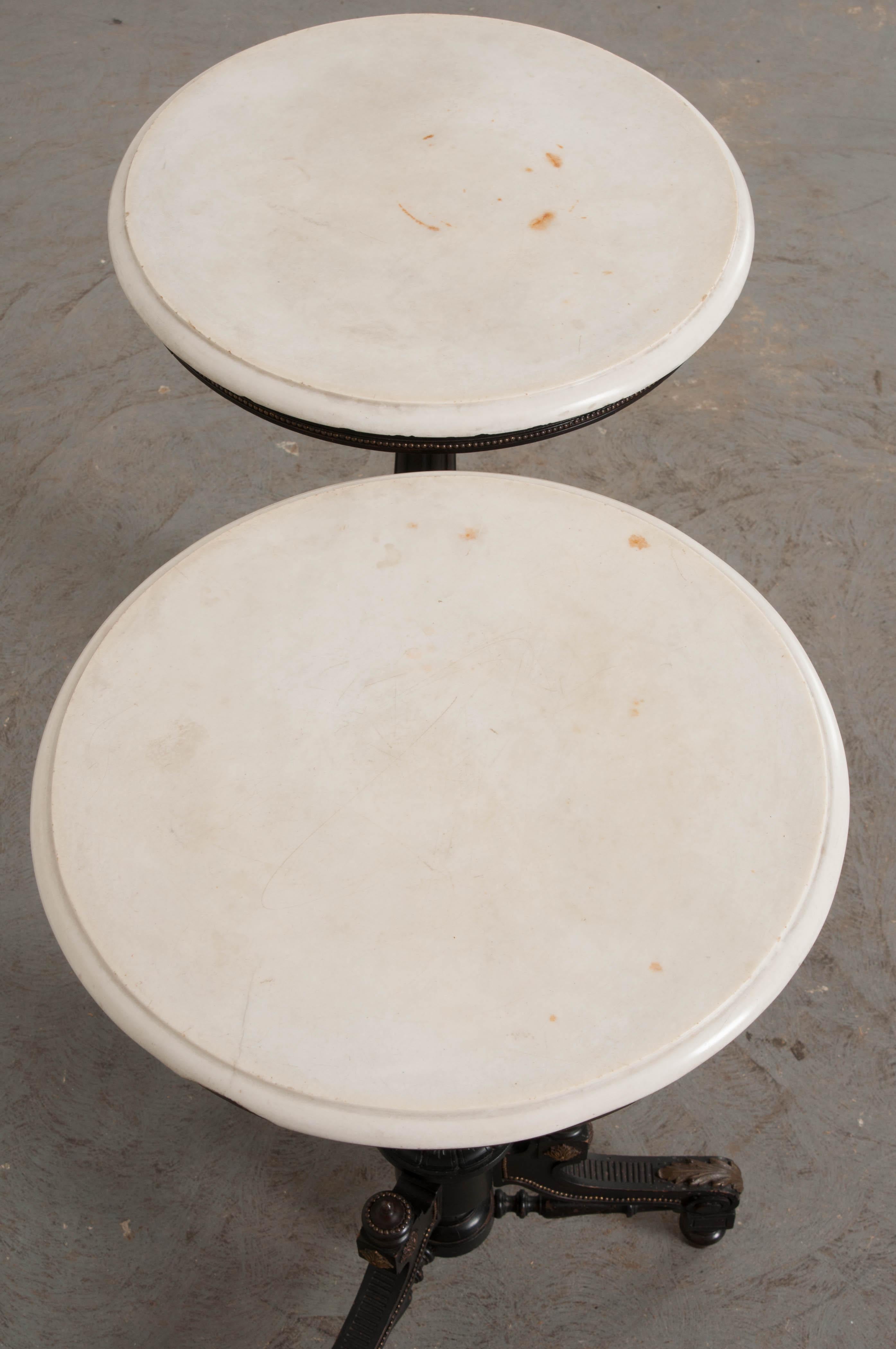 Pair of Italian Renaissance Revival Side Tables In Good Condition For Sale In Baton Rouge, LA