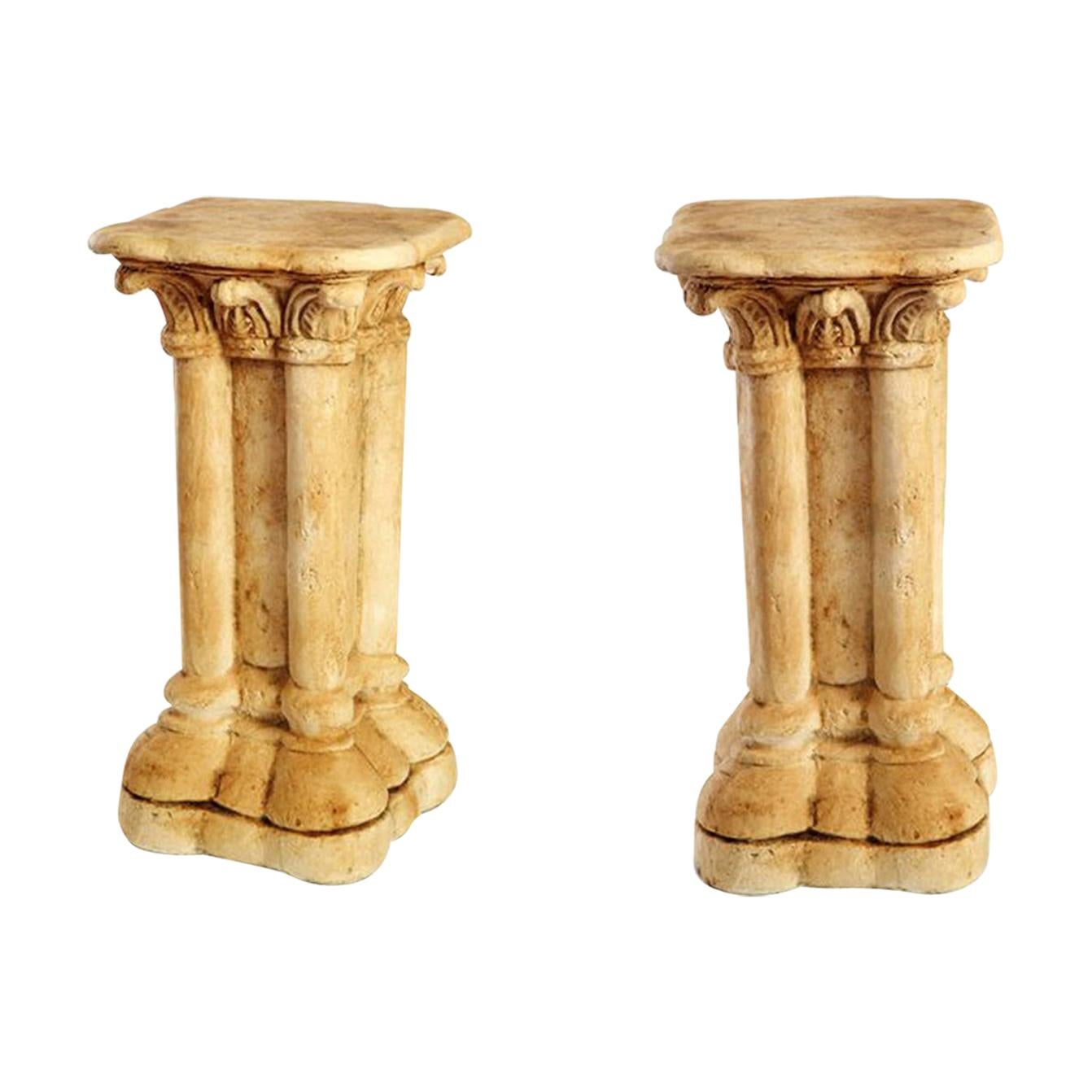 Pair of Italian Renaissance Style Pedestals