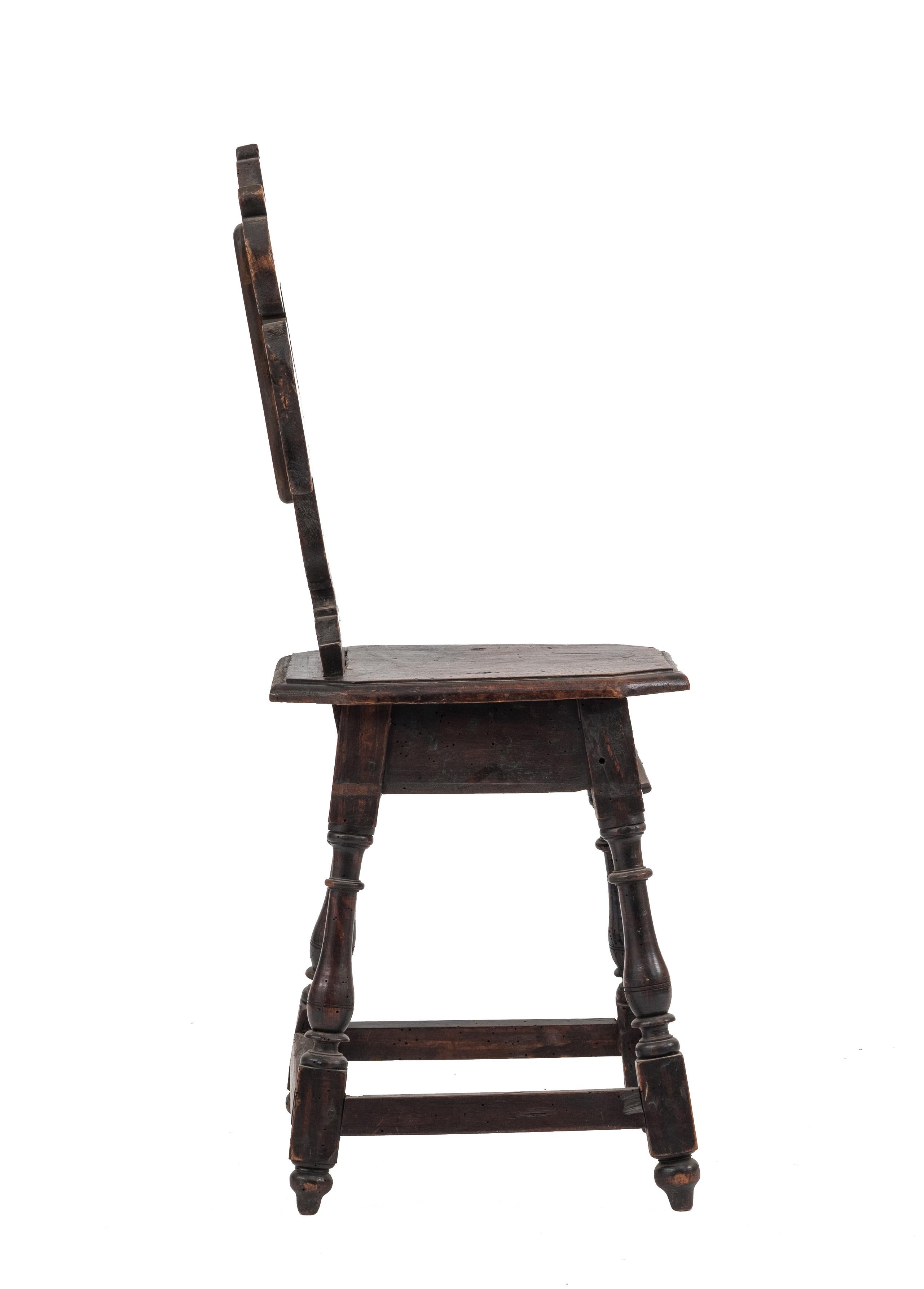 XIXe siècle Paire de chaises d'appoint Sgabelli de la Renaissance italienne en vente