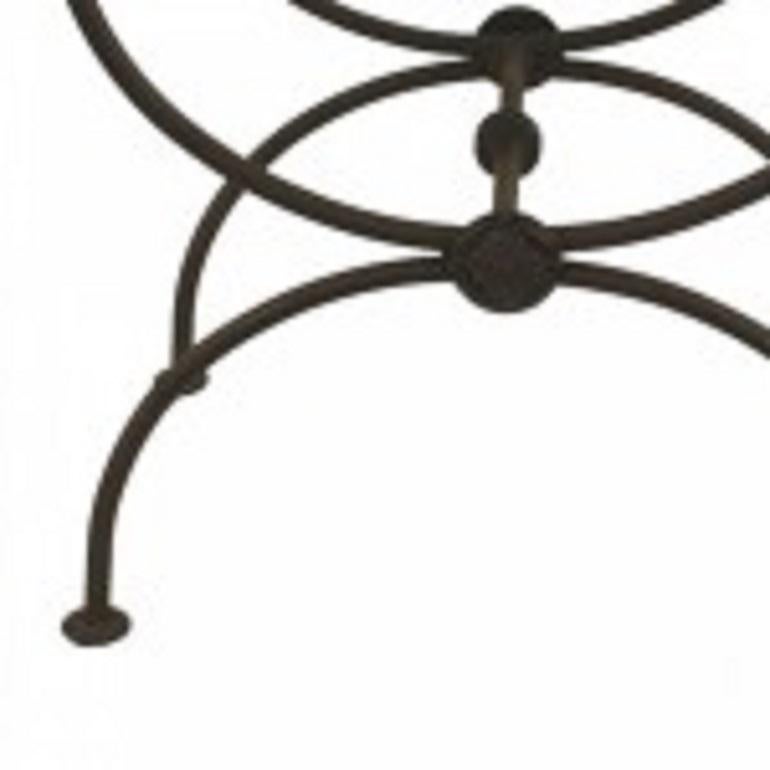 20ième siècle Paire de bancs en fer forgé de la Renaissance italienne en vente