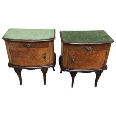 Pair of Italian Rococo Style Bed Side Tables