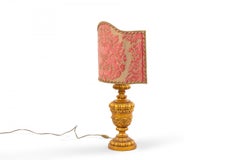 Pair of Italian Rococo Style Gilt Table Lamps