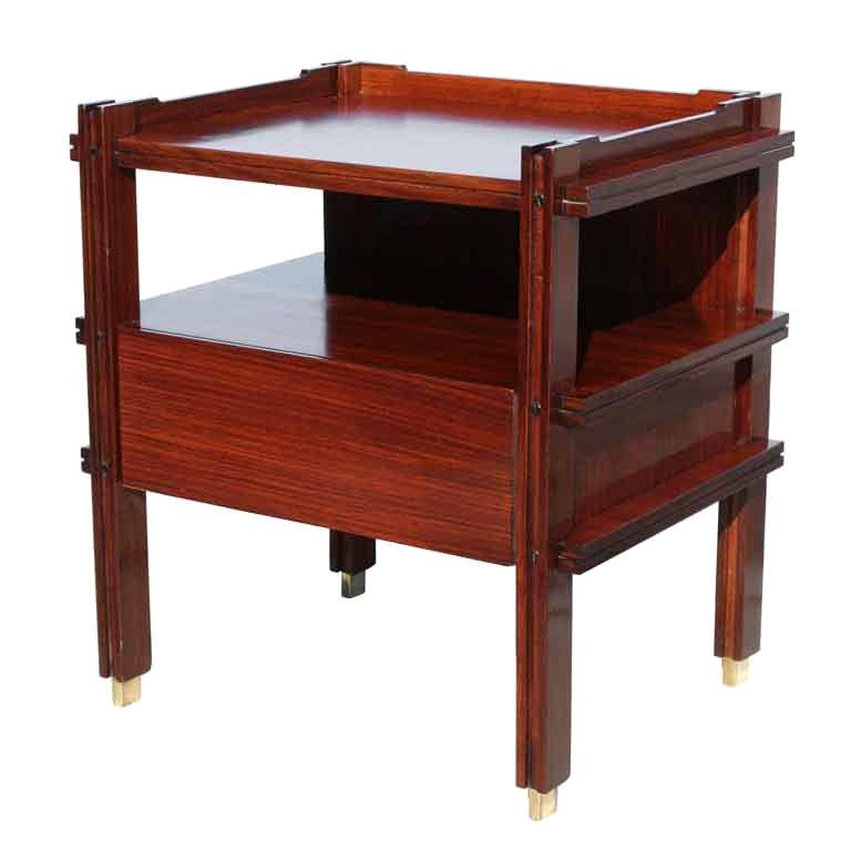 Pair of Italian Rosewood Bedside Tables