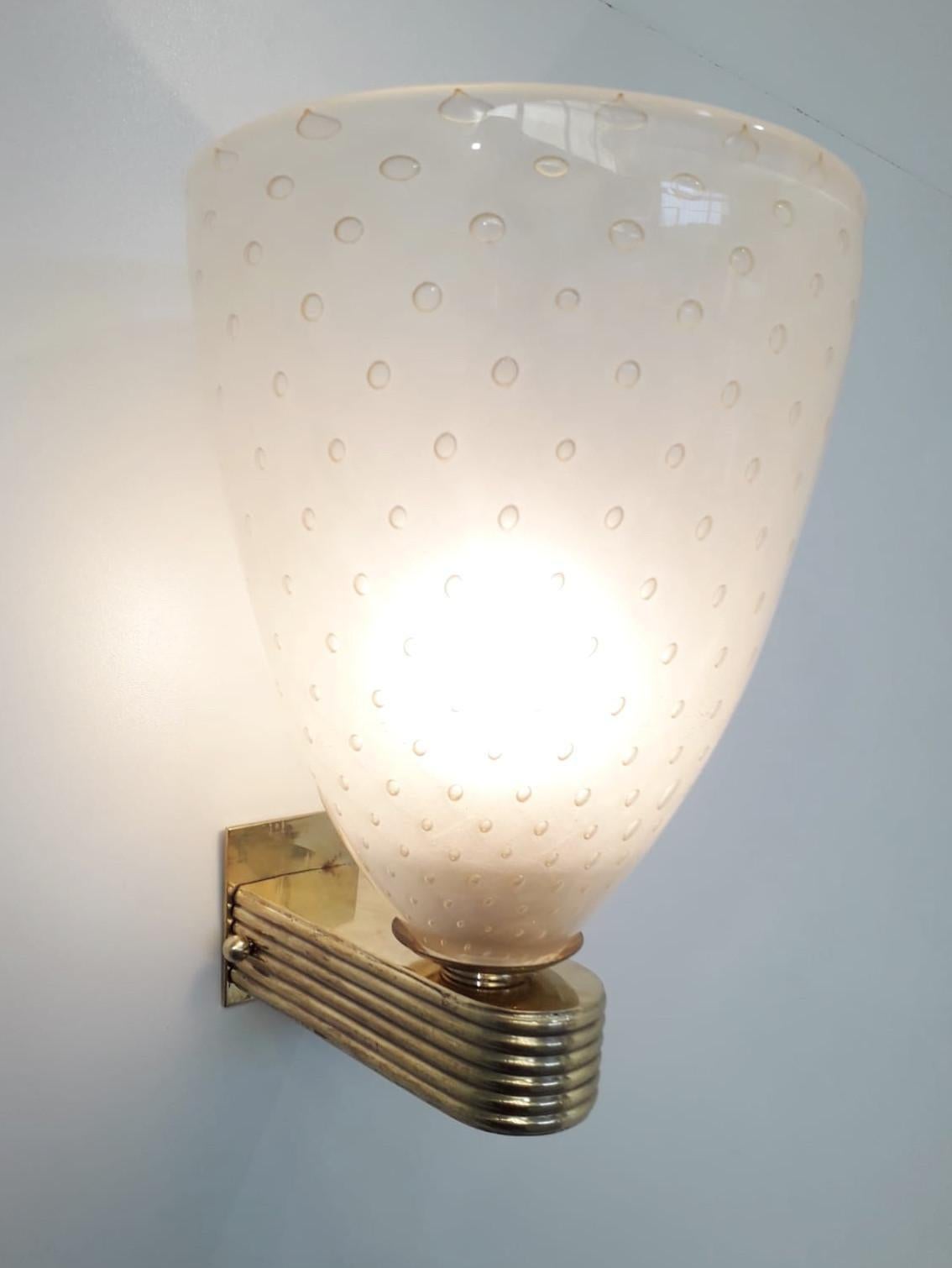 Late 20th Century Pair of Italian Sconces, 1970s